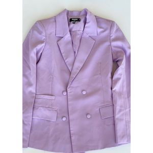 Lilac Boyfriend Blazer Size 0